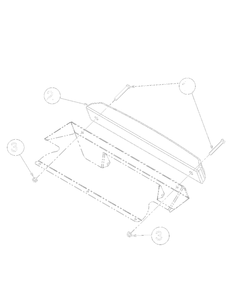 Attachment / 590-302 42 Inch Double Bagger (2008) 590-302-000 (2008) / Weight Bar 2 Diagram and Parts List for 17AA5AAG700 2008 Yard Machines Lawn Tractor